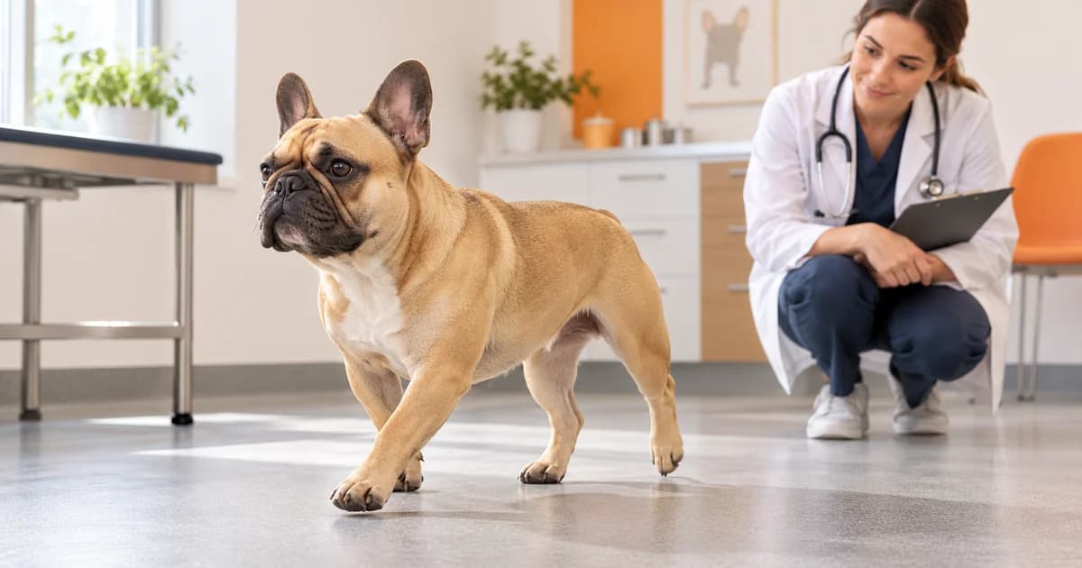 French Bulldog Limping on Back Leg but Not in Pain