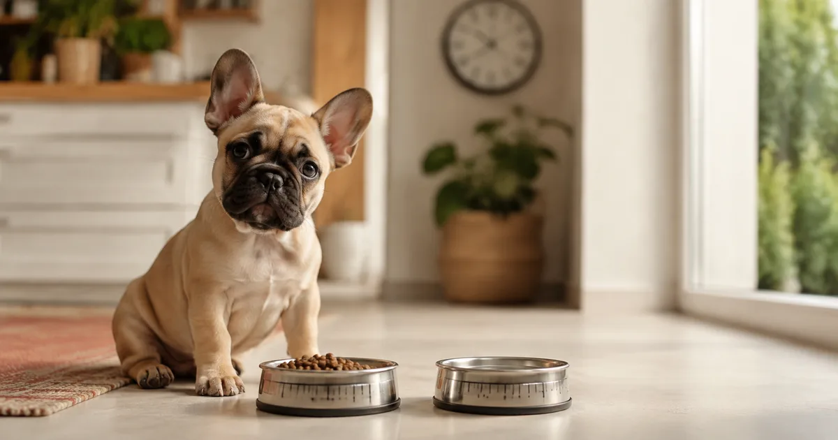 French Bulldog Puppy Feeding Schedule by Age